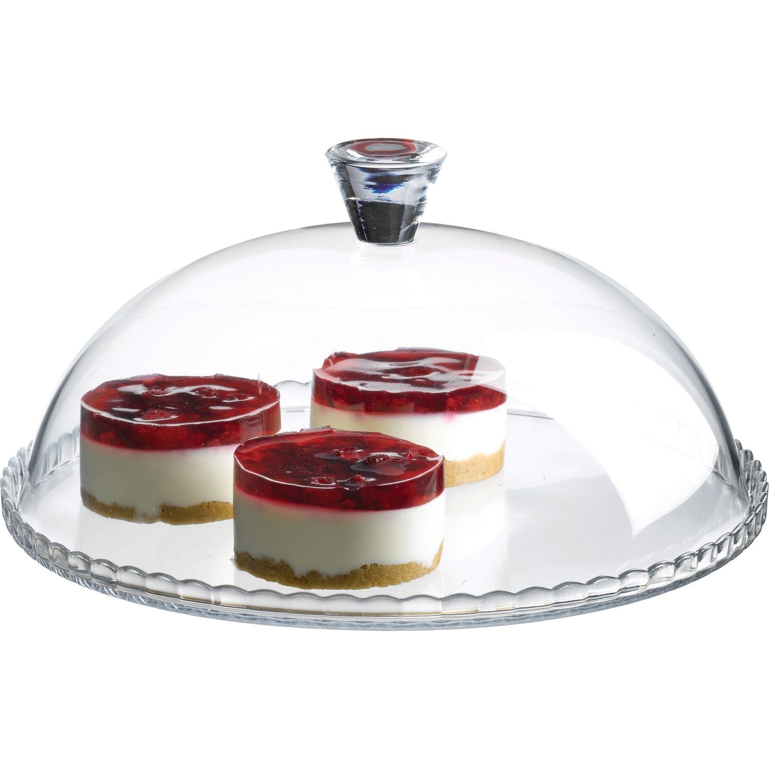 PASABAHCE - Piatto Torta in vetro con campana Linea Patisserie - diametro 32 cm